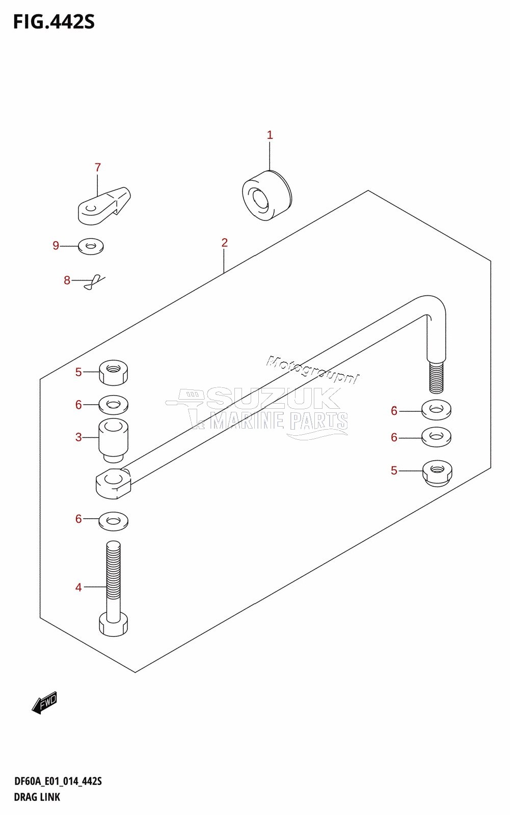 DRAG LINK (DF60AVT:E40)