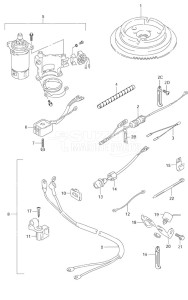 DF 9.9 drawing Opt: Starting Motor