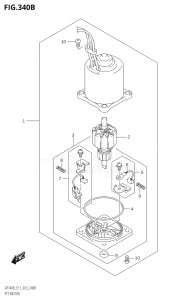 11506Z-340001 (2023) 115hp E11 E40-Gen. Export 1-and 2 (DF115BZ) DF115BZ drawing PTT MOTOR (DF115BT,DF115BZ)