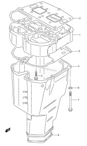 DT225TCL From 22501-371001 ()  2003 drawing EXHAUST MANIFOLD