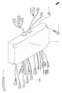 DT115 From 11502-811083 ()  1988 drawing ENGINE CONTROL UNIT (DT115S /​ DT140EPI)