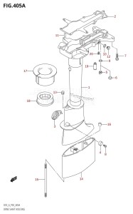 DF6 From 00601F-371001 (P03)  2003 drawing DRIVE SHAFT HOUSING