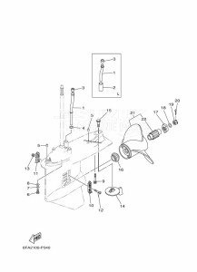 F175AETL drawing PROPELLER-HOUSING-AND-TRANSMISSION-2