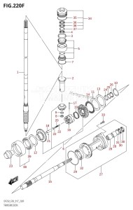 DF200 From 20002F-710001 (E03)  2017 drawing TRANSMISSION (DF250Z:E03)