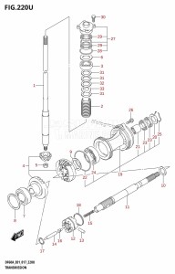 DF50A From 05003F-710001 (E01)  2017 drawing TRANSMISSION (DF60AVTH:E40)