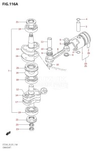 DT30 From 03004-110001 ()  2011 drawing CRANKSHAFT