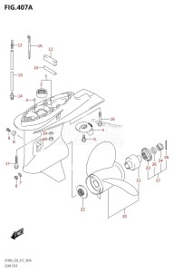 DF80A From 08002F-710001 (E03)  2017 drawing GEAR CASE (DF70A:E03)