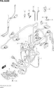 02504F-340001 (2023) 25hp P01-Gen. Export 1 (DF25A    DF25AT    DF25ATH    DT25K) DF25A drawing HARNESS (DF25ATH,DF30ATH)