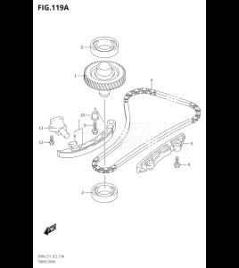 08002F-240001 (2022) 80hp E01 E40-Gen. Export 1 - Costa Rica (DF80AT  DF80AT) DF80A drawing TIMING CHAIN