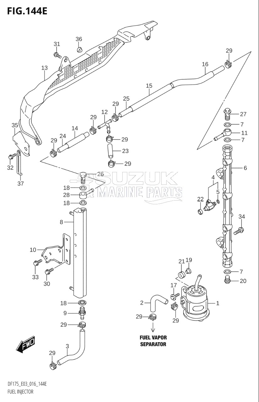 FUEL INJECTOR (DF175T:E03)