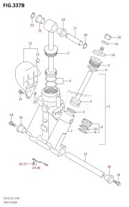 DF250Z From 25001Z-510001 (E01 E40)  2005 drawing TRIM CYLINDER (L-TRANSOM)