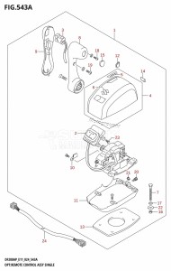 DF150AP From 15003P-440001 (E11)  2024 drawing OPT:REMOTE CONTROL ASSY SINGLE