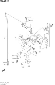 06003F-410001 (2014) 60hp E01 E40-Gen. Export 1 - Costa Rica (DF60AVT  DF60AVTH) DF60A drawing CLUTCH SHAFT (DF60AVTH:E01)