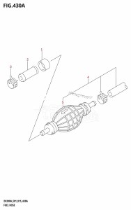 DF200AZ From 20003Z-510001 (E01 E40)  2015 drawing FUEL HOSE