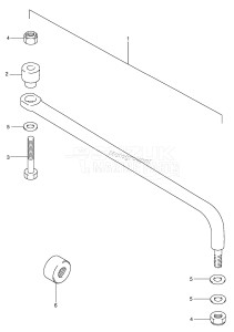 DT150 From 15003-151001 ()  2001 drawing TIE ROD