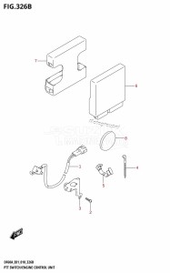 DF60A From 06003F-810001 (E01 E40)  2018 drawing PTT SWITCH /​ ENGINE CONTROL UNIT (DF40AQH:E01)