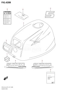 DF6A From 00603F-710001 (P01)  2017 drawing ENGINE COVER (DF5A:P01)