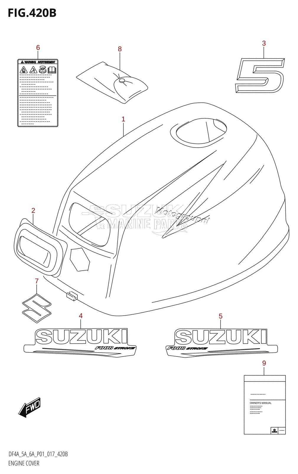 ENGINE COVER (DF5A:P01)