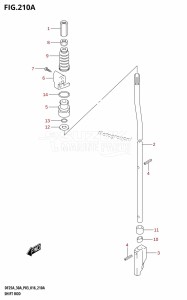 DF25A From 02504F-610001 (P03)  2016 drawing SHIFT ROD