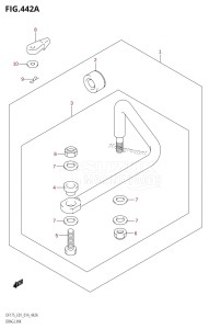 DF175T From 17502F-410001 (E01 E40)  2014 drawing DRAG LINK