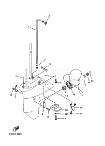 F15A drawing PROPELLER-HOUSING-AND-TRANSMISSION