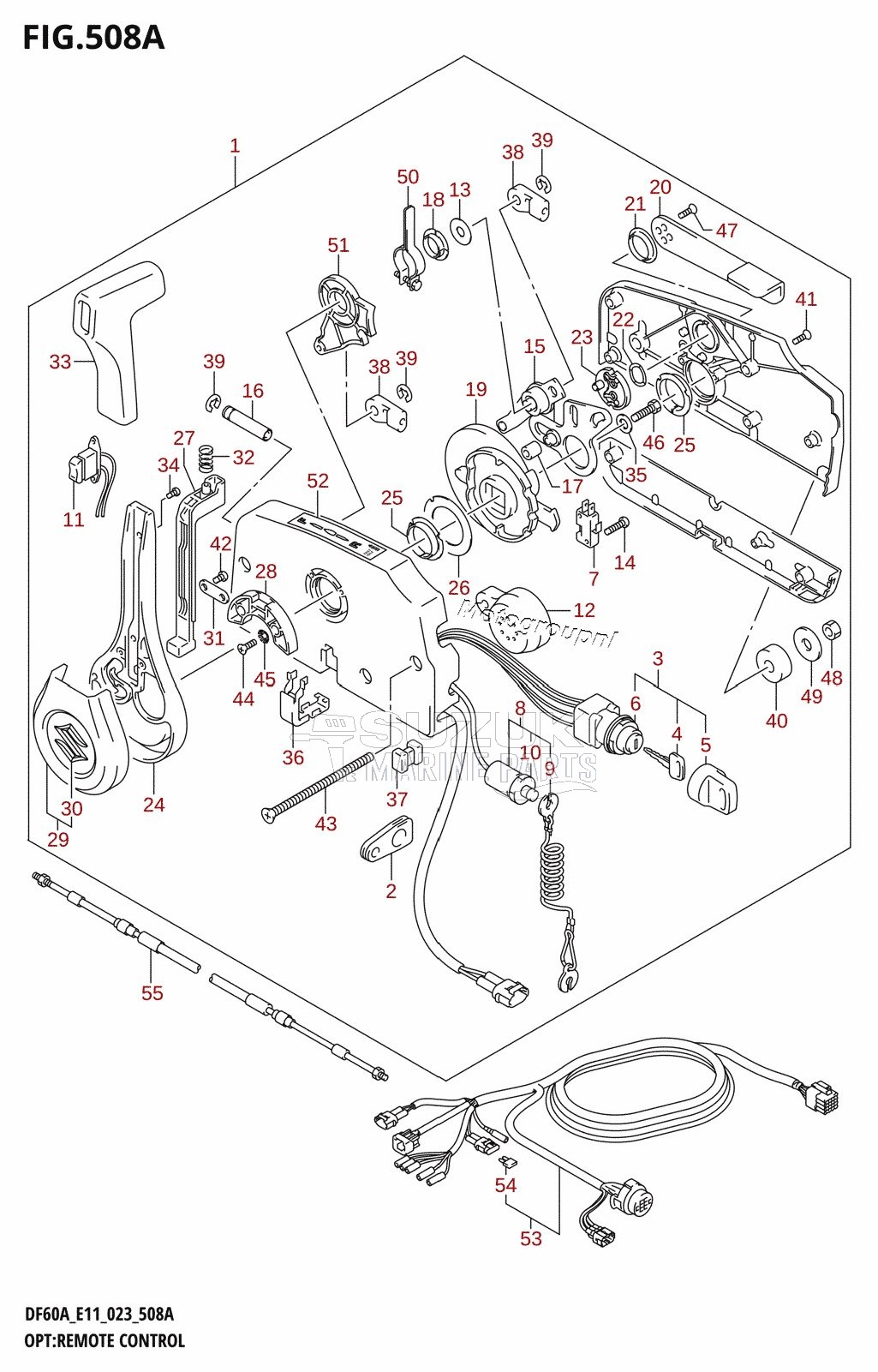 OPT:REMOTE CONTROL ((DF40A:E01,DF40AST:E34,DF50A:E01,DF60A:(E01,E40),DF60AVT:(E01,E40),DF40ASVT:E34):020)