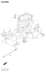 DF115AZ From 11503Z-510001 (E03)  2015 drawing DRIVE SHAFT HOUSING (DF140AT:E03)