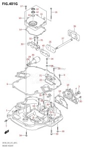 DF200 From 20002F-210001 (E03)  2012 drawing ENGINE HOLDER (DF250ST:E03)