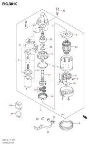 DF40 From 04001F-680001 (E01)  2006 drawing STARTING MOTOR (K5,K6,K7,K8,K9,K10)