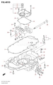 DF175TG From 17502F-410001 (E01 E40)  2014 drawing ENGINE HOLDER (DF150TG:E40)