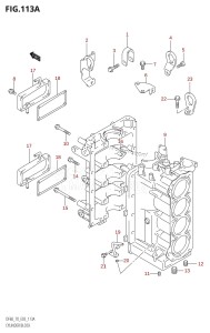 DF70 From 07001F-861001 (E03)  1998 drawing CYLINDER BLOCK