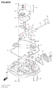 DF250 From 25003F-610001 (E01 E40)  2016 drawing ENGINE HOLDER (DF200Z:E40)