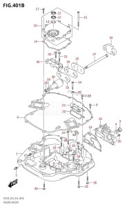 DF200Z From 20002Z-610001 (E03)  2016 drawing ENGINE HOLDER (DF200Z:E03)