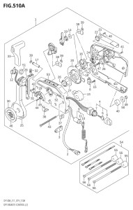 10003F-910001 (2019) 100hp E11-Gen. Export 2 (DF100AT) DF100A drawing OPT:REMOTE CONTROL (2)