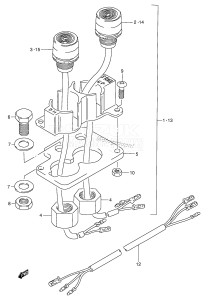 DT175 From 17501-701001 ()  1987 drawing OPT : TRIM SWITCH