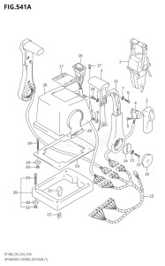 11503Z-410001 (2014) 115hp E03-USA (DF115AZ) DF115AZ drawing OPT:REMOTE CONTROL ASSY DUAL (1)