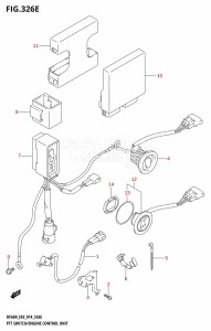 DF60A From 06003F-410001 (E03)  2014 drawing PTT SWITCH /​ ENGINE CONTROL UNIT (DF60AVT)