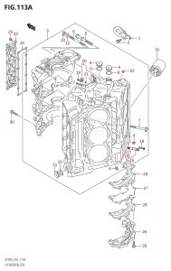 DF300 From 30002F-010001 (E03)  2010 drawing CYLINDER BLOCK