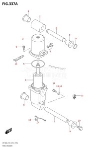 DF140A From 14003F-510001 (E40)  2015 drawing TRIM CYLINDER (DF100AT:E01)