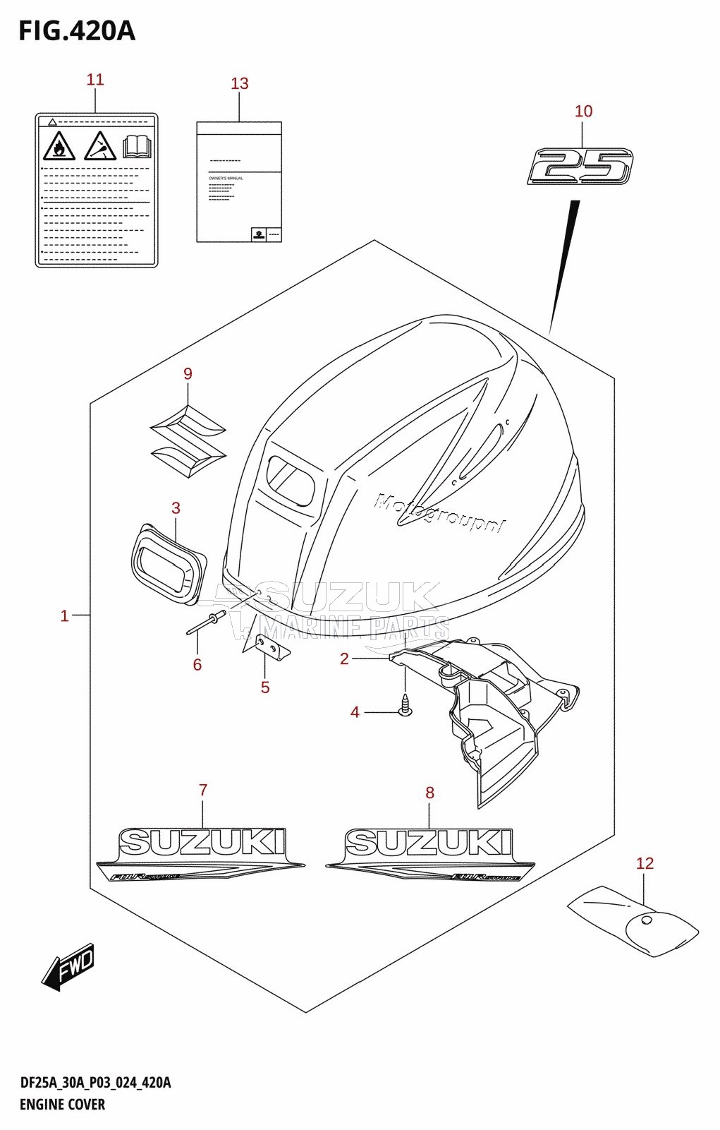 ENGINE COVER (DF25A)