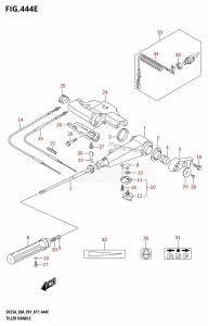 DF25A From 02504F-710001 (P01)  2017 drawing TILLER HANDLE (DF30AQ:P01)