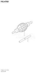 14003Z-710001 (2017) 140hp E11 E40-Gen. Export 1-and 2 (DF140AZ) DF140AZ drawing SQUEEZE PUMP (DF140AT:E11)