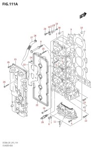 DF200A From 20003F-910001 (E01 E40)  2019 drawing CYLINDER HEAD (DF200AT,DF200AZ,DF175AT,DF175AZ)