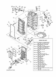 F350AETX drawing CYLINDER--CRANKCASE-1