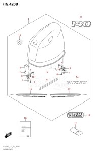 DF140BZG From 14004Z-240001 (E11 E40)  2022 drawing ENGINE COVER (DF140BG,DF140BZG)