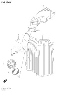 11503Z-710001 (2017) 115hp E11 E40-Gen. Export 1-and 2 (DF115AZ) DF115AZ drawing SILENCER (DF140AZ:E11)