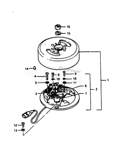 DT4 From d-10001 ()  1983 drawing MAGNETO