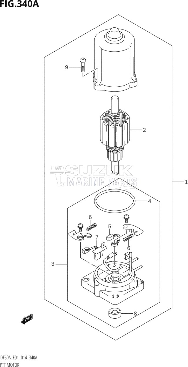 PTT MOTOR (DF40A:E01)