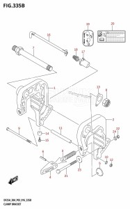 DF25A From 02504F-610001 (P03)  2016 drawing CLAMP BRACKET (DF25AR:P03)