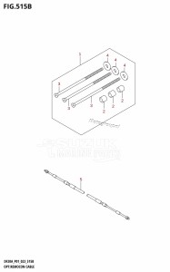 DF20A From 02002F-340001 (E01 E40)  2023 drawing OPT:REMOCON CABLE (DF20A,DF20AR,DF20AT)